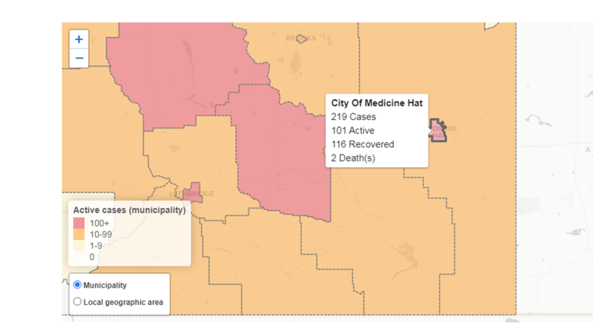 Medicine Hat tops 100 active COVID19 cases CHAT News Today