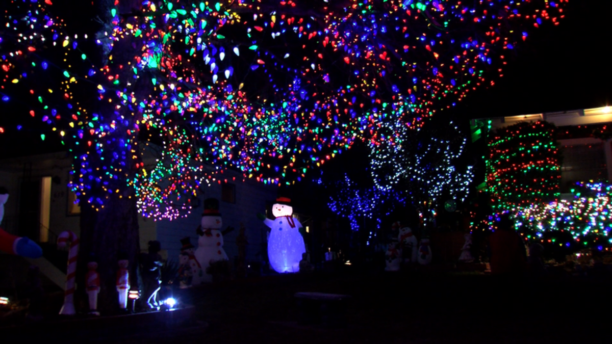Christmas lights up earlier this year in Kamloops as people try to lift