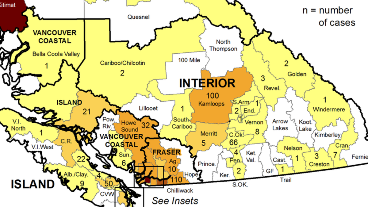 Kamloops remains the COVID-19 hot spot in Interior Health; 100 cases ...