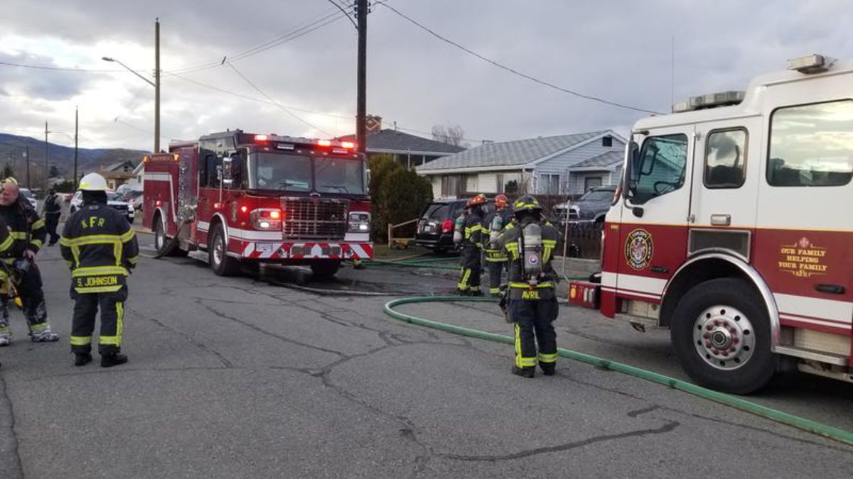 Kamloops Fire Rescue responds to fire after reported explosion on city