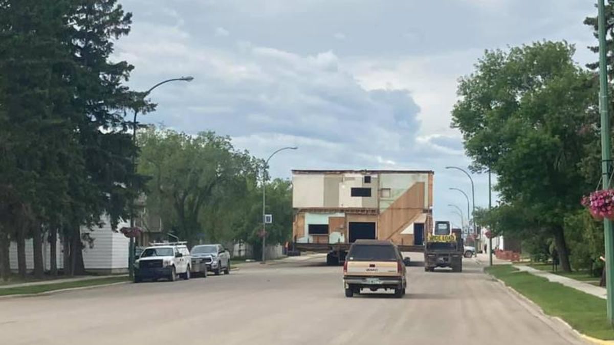 Kinistino Legion building moves to new destination, making room for new community centre CJVR