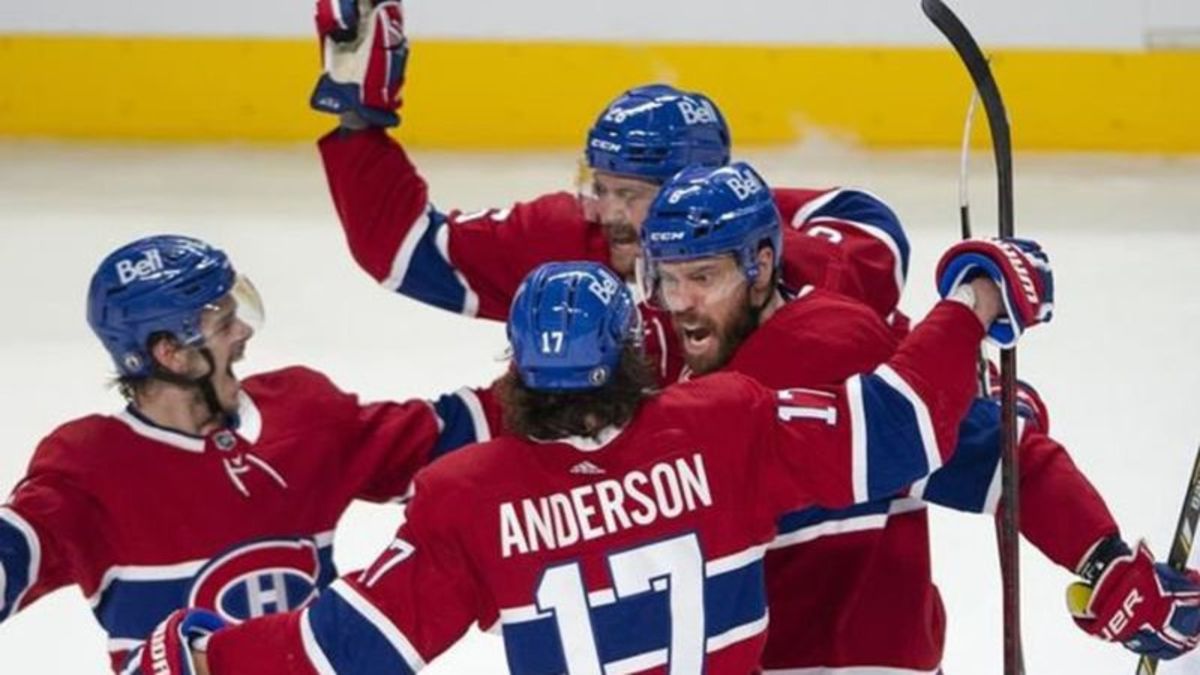 Montreal Canadiens' Shea Weber scores vs. Vegas Golden Knights in