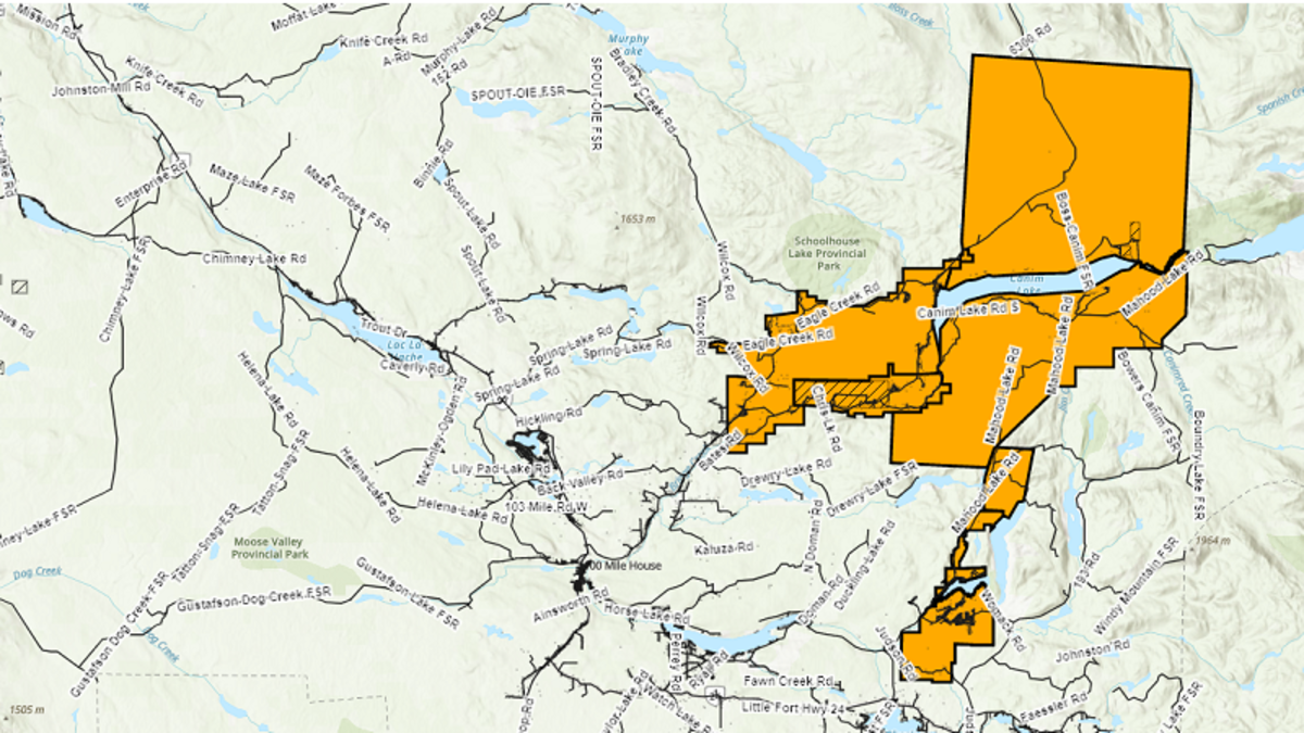 Two evacuation alerts near Canim Lake area CFJC Today Kamloops