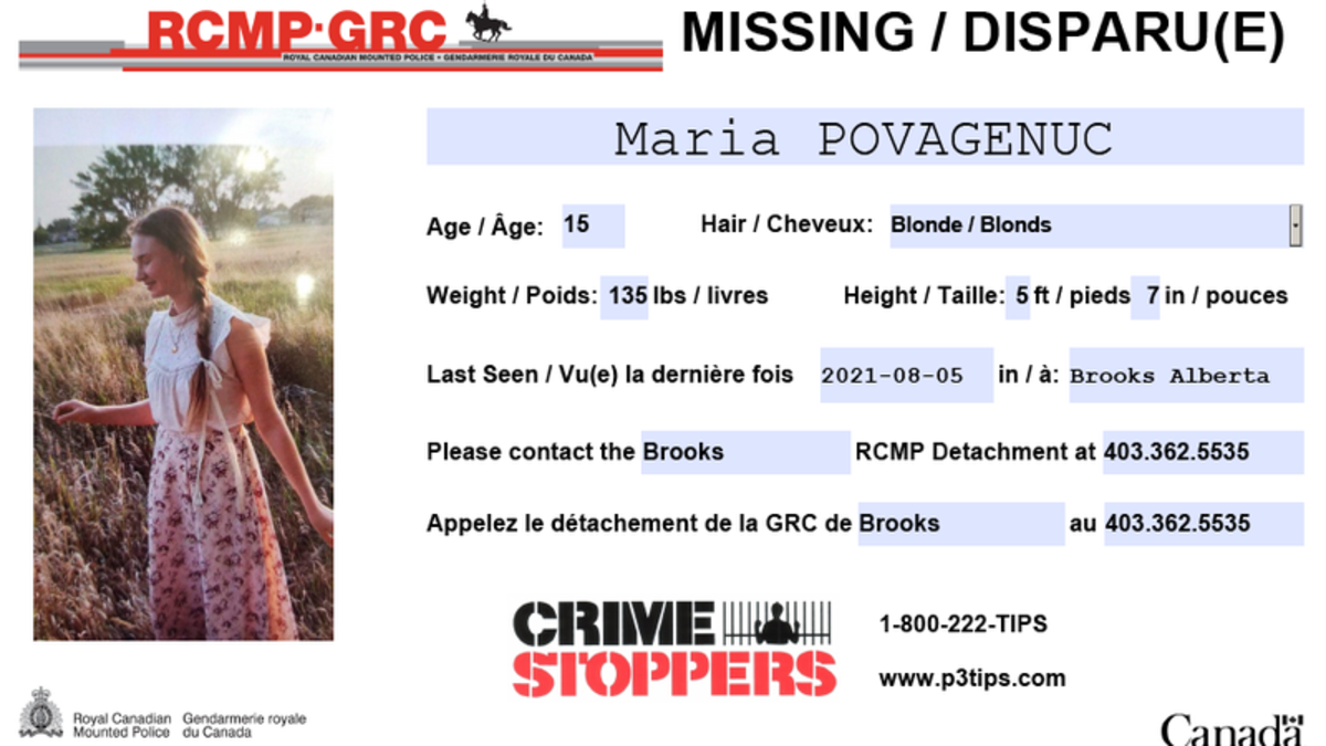 Update Rcmp Say Missing Brooks Teenager Found And Is Safe Chat News Today 9307