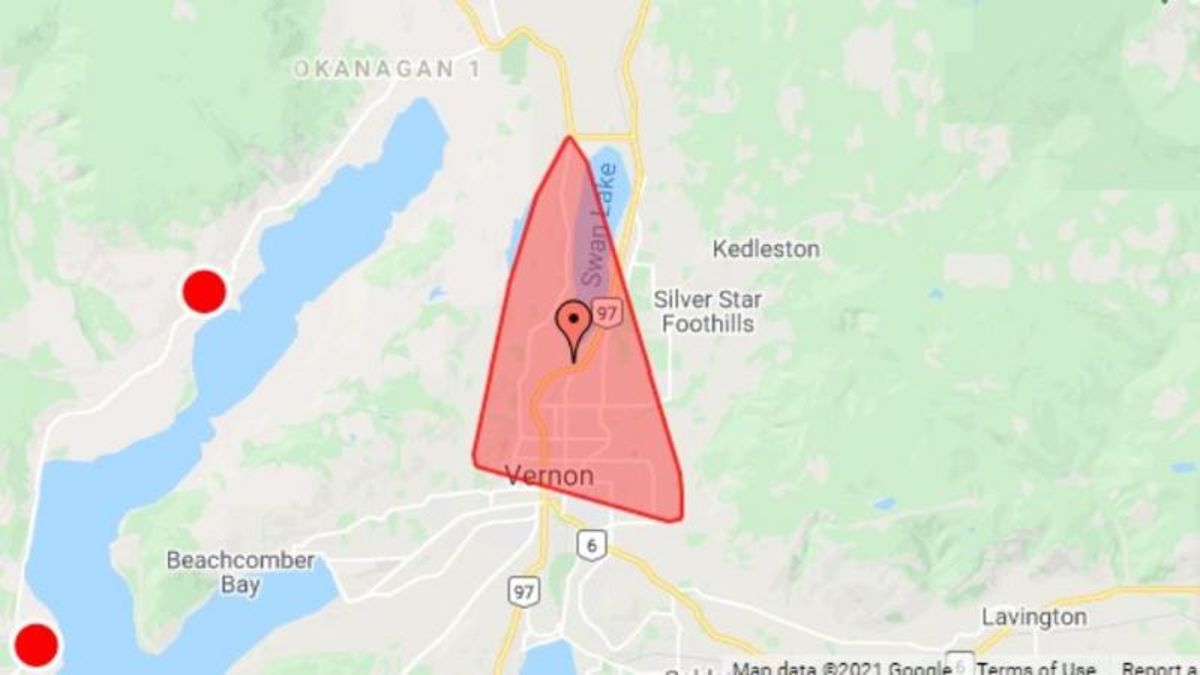 Power outage for 2,500 customers in Vernon area Vernon Matters