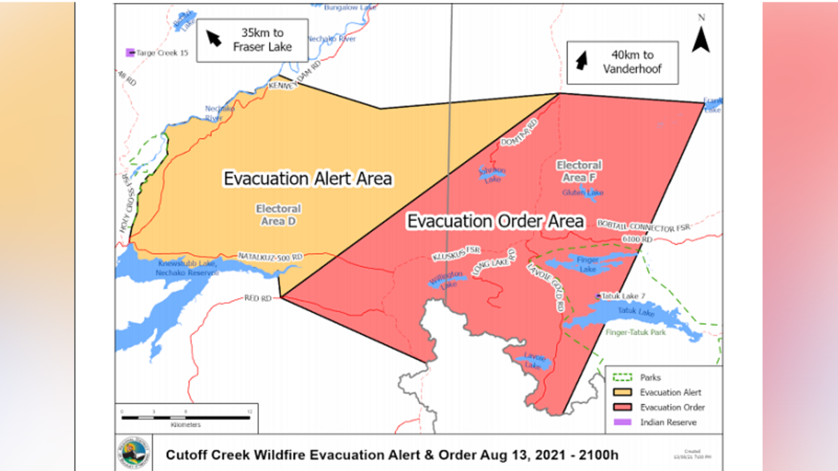 Evacuation order issued due to Cutoff Creek wildfire | CKPG Today