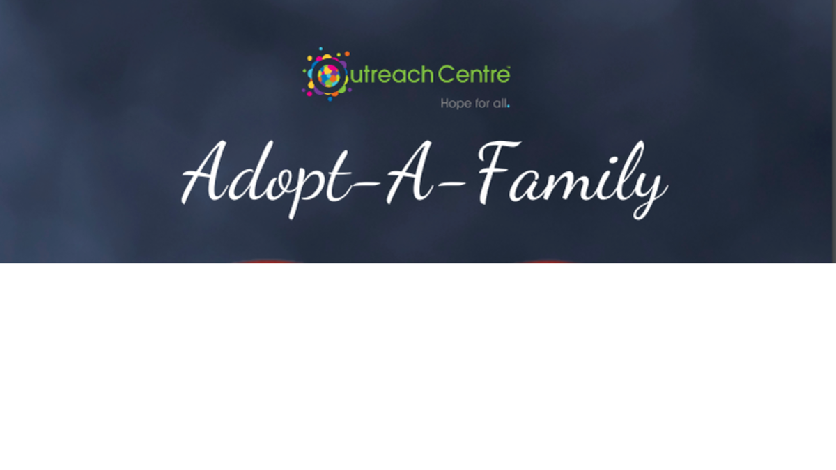 New ways to donate to The Outreach Centre’s AdoptAFamily program