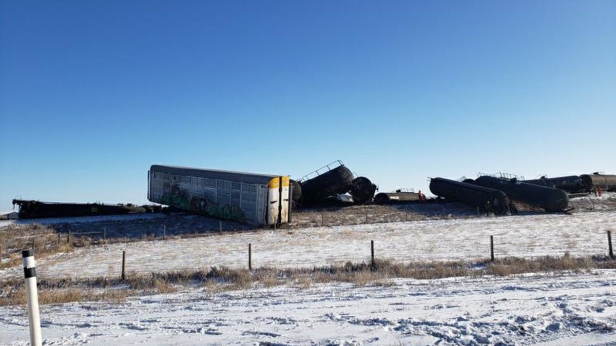 RCMP respond to train derailment near Barons Lethbridge News Now