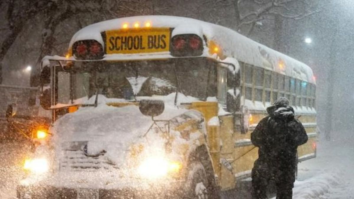 Winter Storm Causing School Closures Transportation Disruptions In
