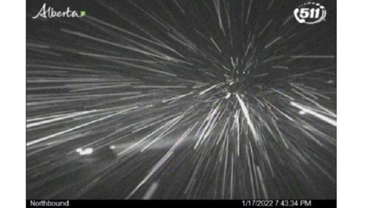 Dangerous highway conditions throughout central Alberta