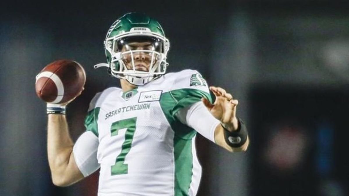 Roughriders Cody Fajardo returns to practice before West final