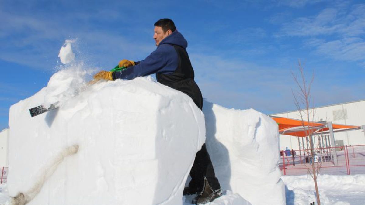 Snow Artist Readies Prince Albert For Winter Festival | PaNOW