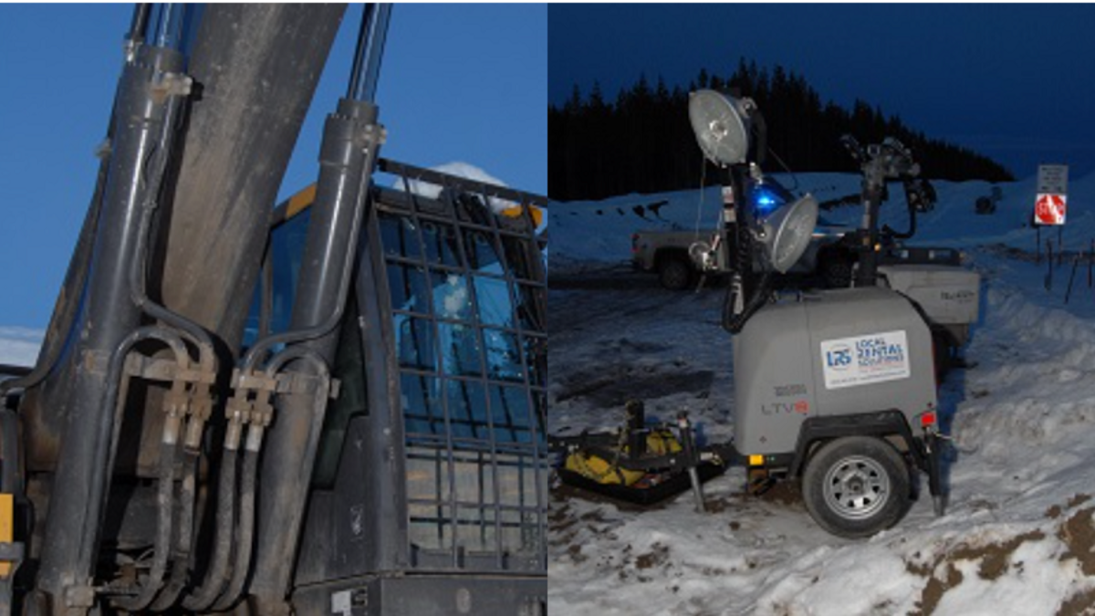 Nearly $100,000 in heavy equipment damaged: Burns Lake RCMP | CKPG Today