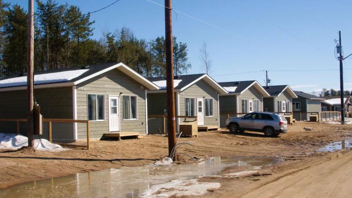 Completion of tiny homes in La Loche a sight for residents