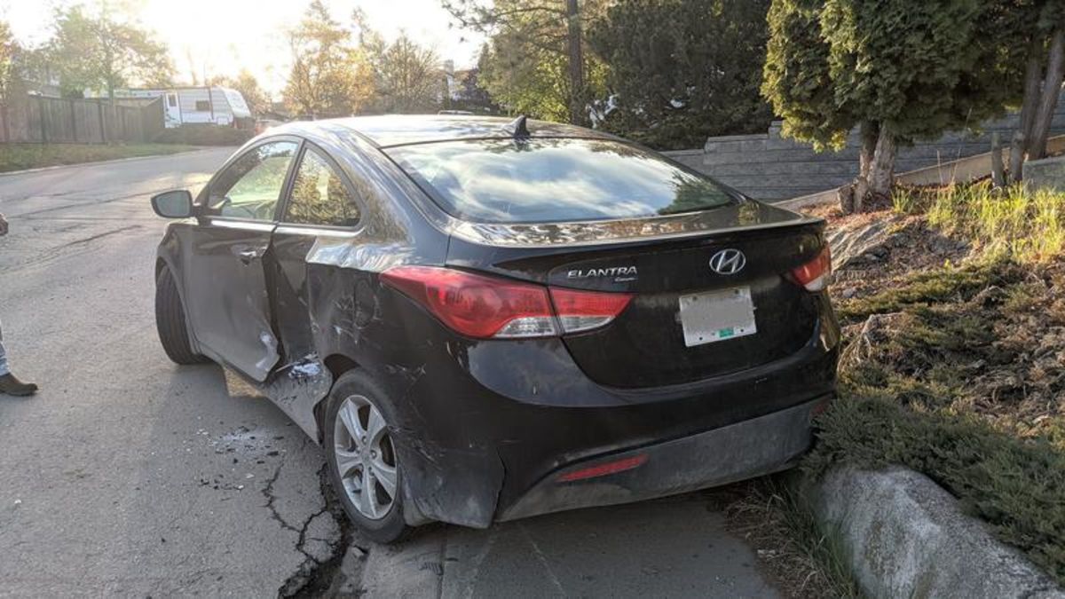 VIDEO Early morning Upper Sahali hitandrun captured on surveillance