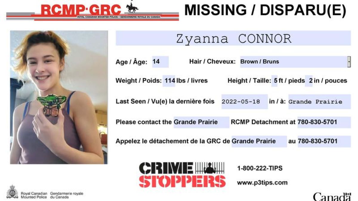 Grande Prairie RCMP looking for 14-year-old reported missing | EverythingGP