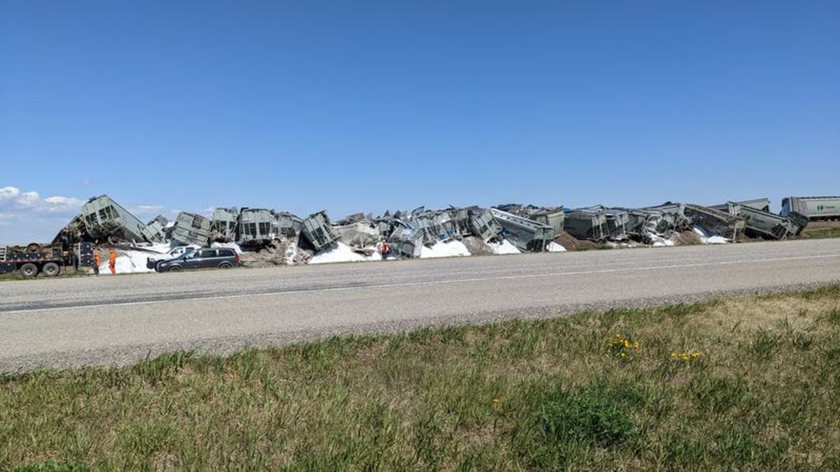 Train derailment east of Fort Macleod | Lethbridge News Now