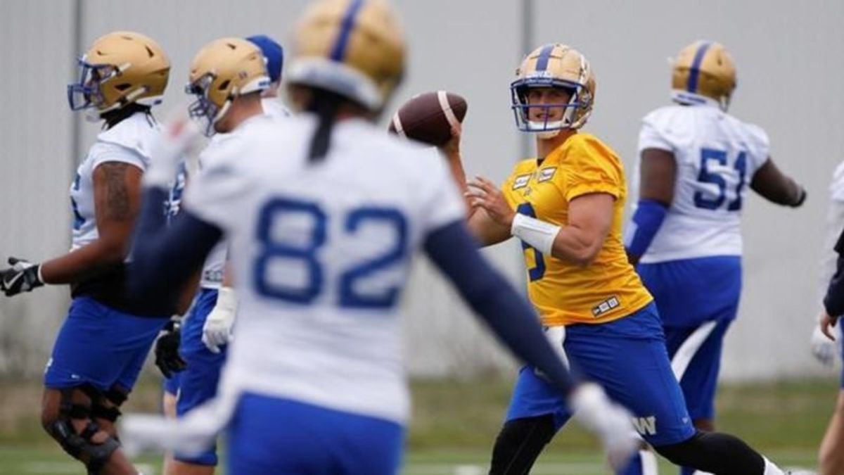 Bombers QB Collaros more comfortable heading into CFL West final