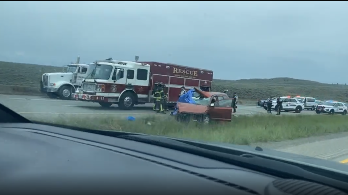 Highway crash on Highway 5 south of Kamloops fatal RCMP CFJC Today