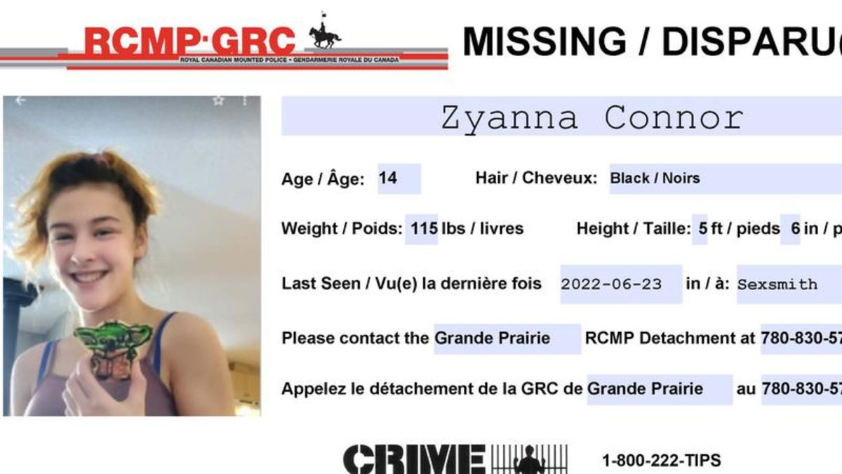 Grande Prairie RCMP asking for help in finding missing teen | EverythingGP