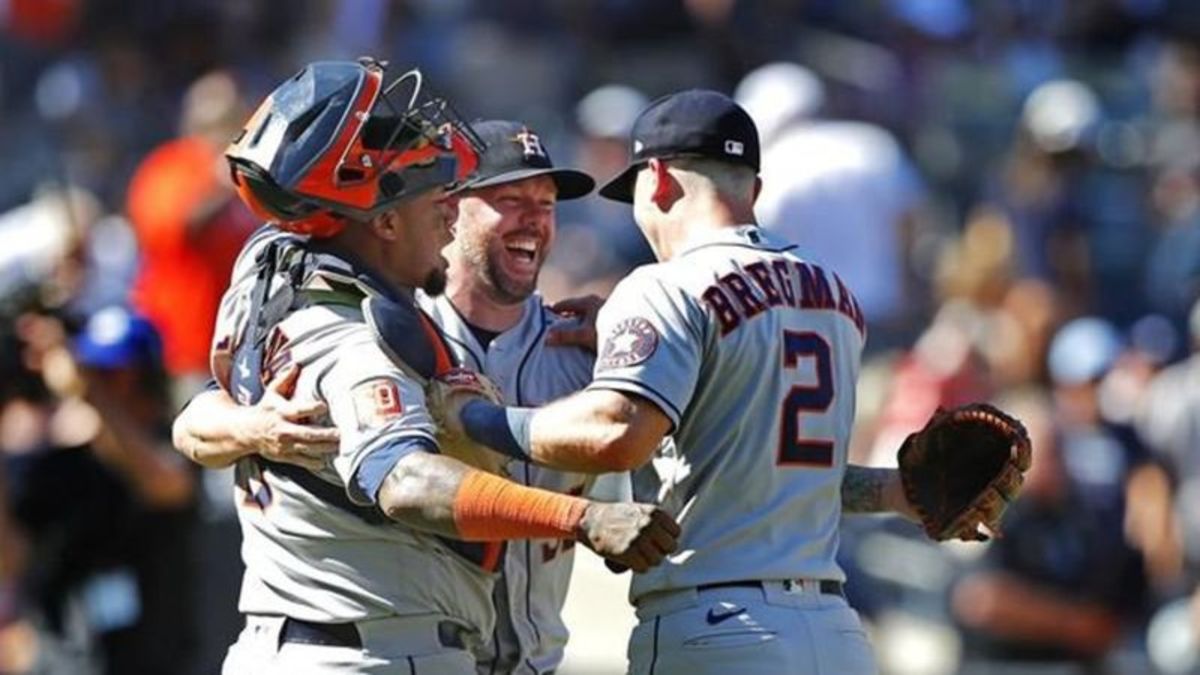 Cristian Javier & Hector Neris & Ryan Pressly Houston Astros Combined FOCO