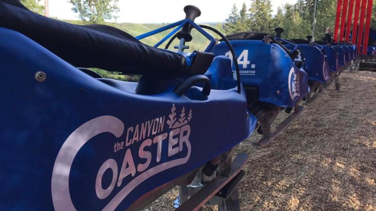 Alberta s first alpine coaster opens today at Red Deer s Canyon