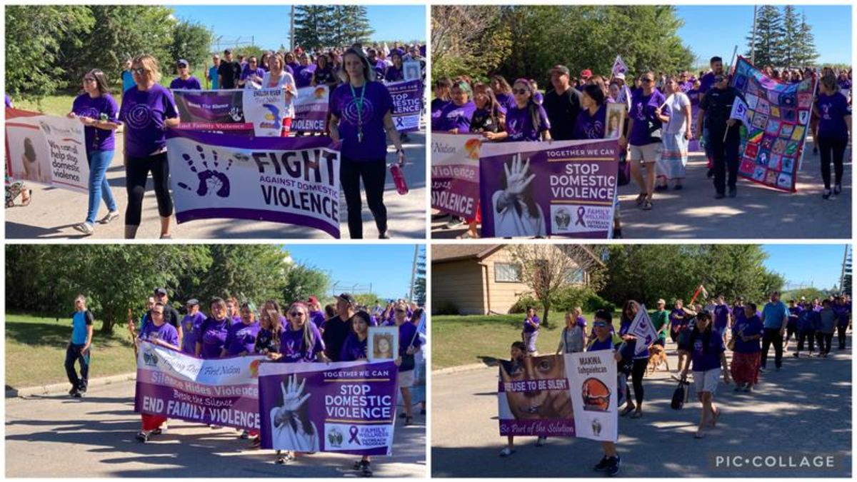 ML area supporters walk to raise awareness of issue of domestic ...