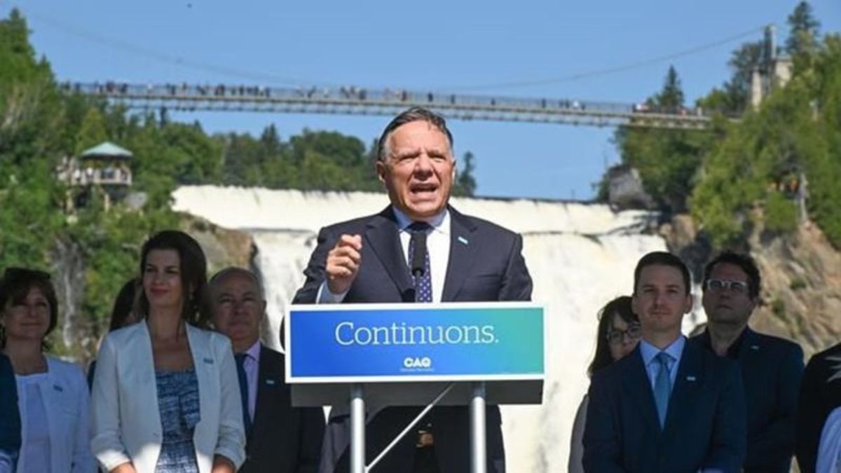 Quebec election CAQ campaigns in riding once held by member who