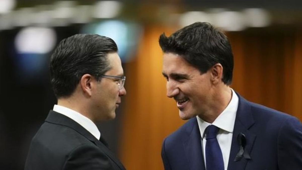 Justin Trudeau Slightly Favoured Over Pierre Poilievre For Prime Minister New Poll 8210