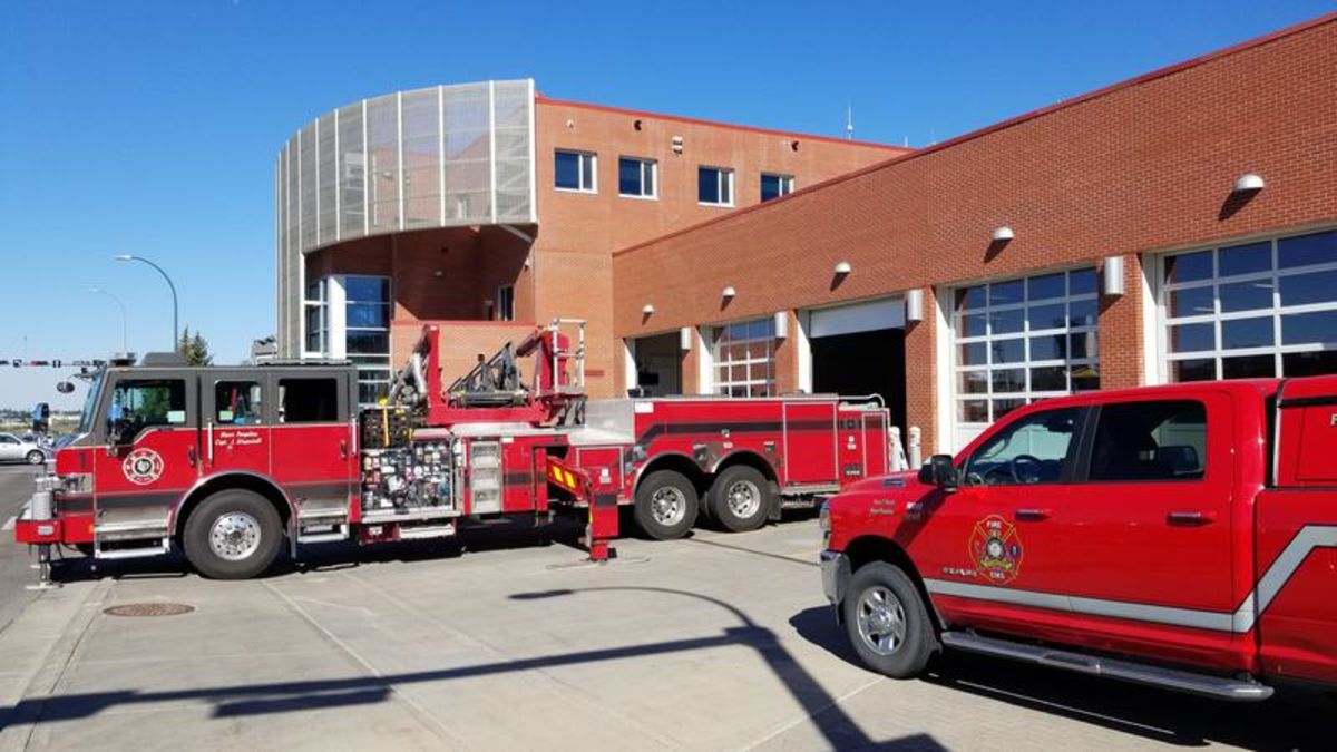 Lethbridge crews recognize 100 years of Fire Prevention Week