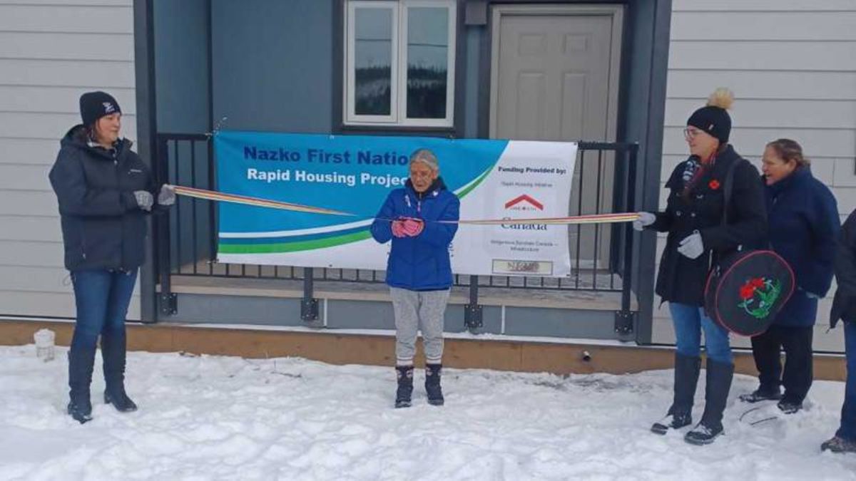 Nazko First Nation opens rapid housing complex for vulnerable citizens
