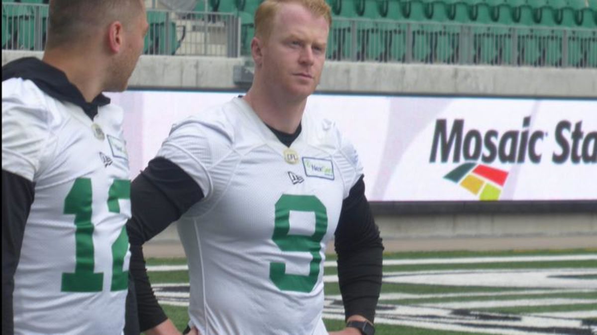 Roughrider punter Jon Ryan loves his wife, kicking footballs, and