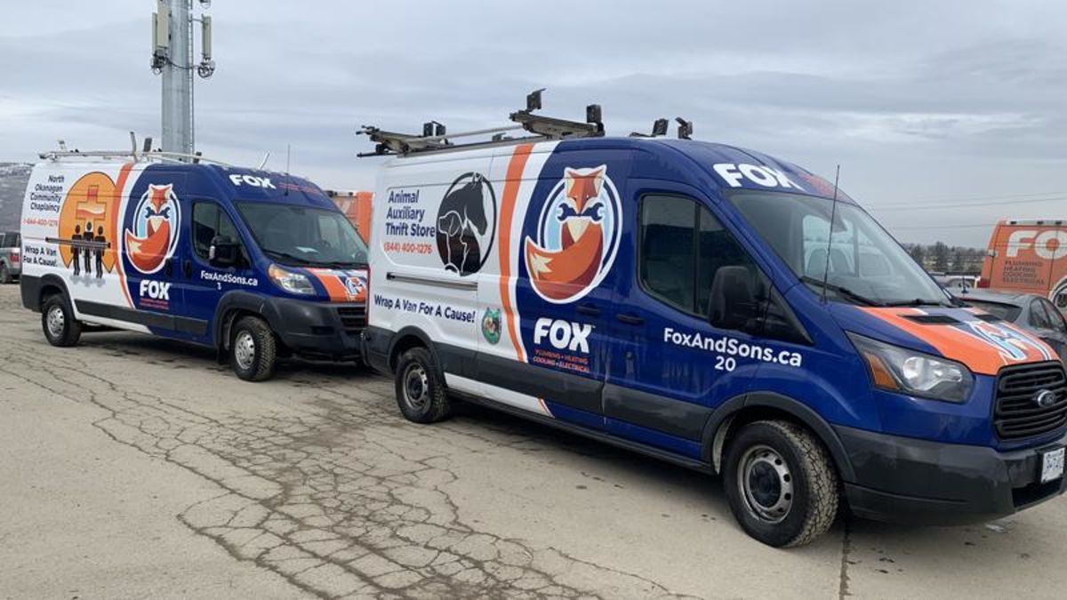 Local charities supported through Wrap A Van campaign Vernon Matters