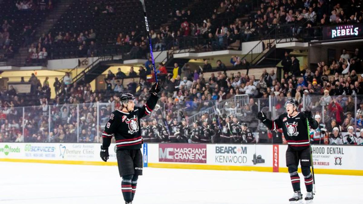 Raiders Doubled Up By Rebels - Prince Albert Raiders