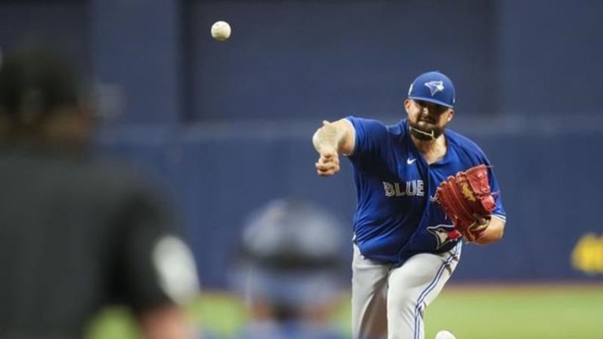 Dunedin, Fla., Thursday, March 2, 2023. Toronto Blue Jays pitcher