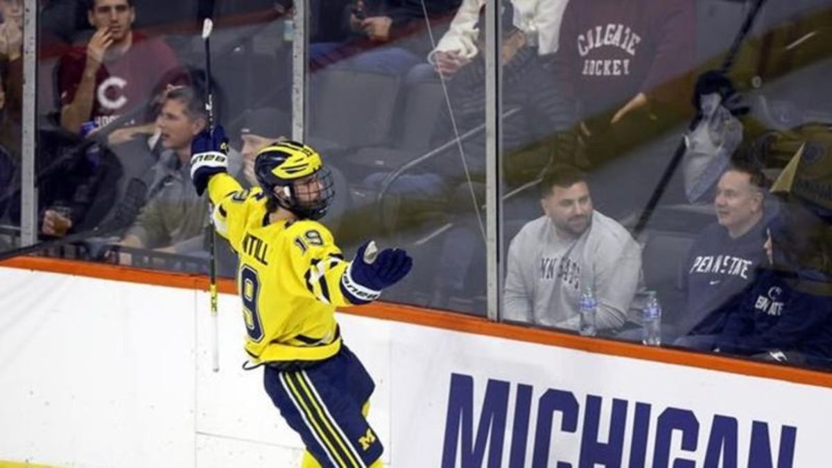 Michigan freshman Adam Fantilli named Hobey Baker winner Lethbridge