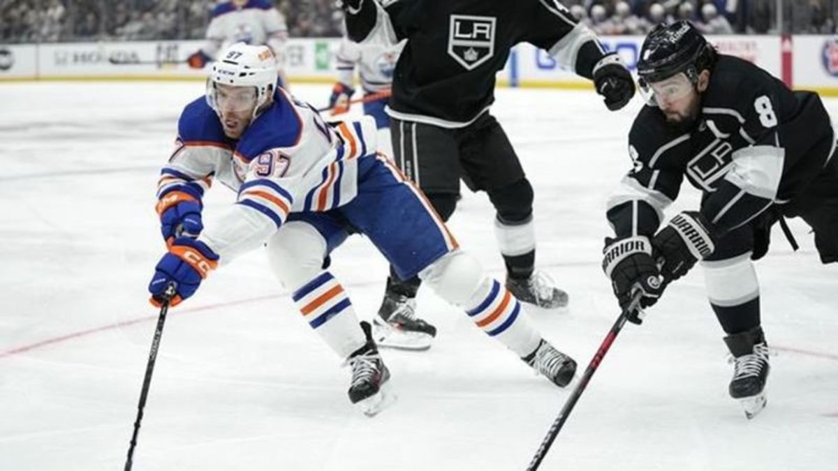 Kings score late, and in OT, for 4-3 playoff win over Oilers in