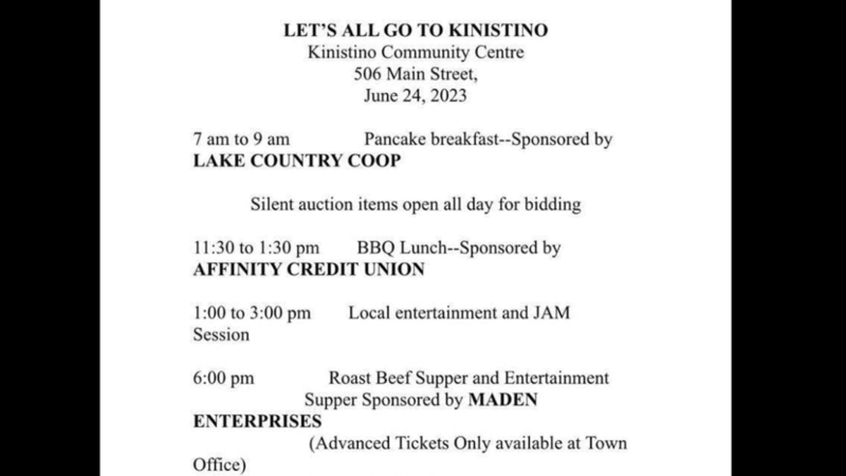 Celebrating the New Kinistino Community Centre paNOW