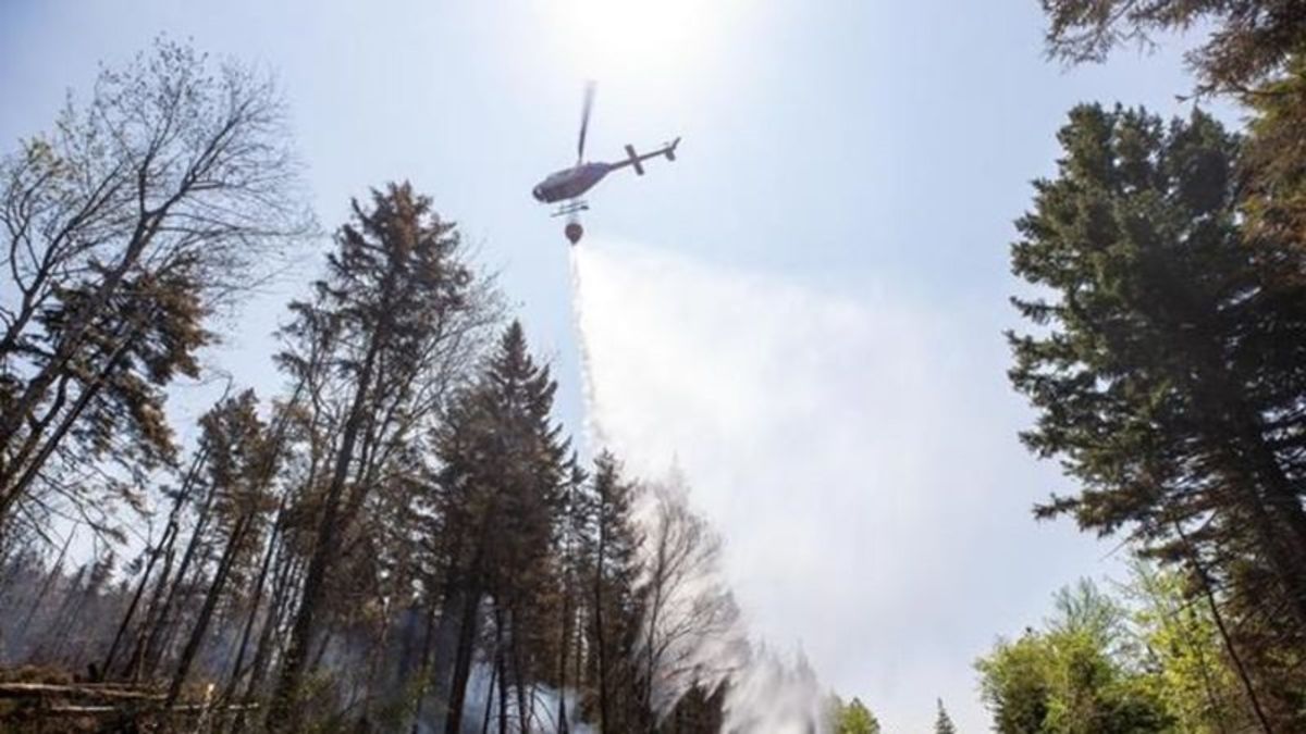 Barrington Lake blaze largest ever in recorded in provincial history at