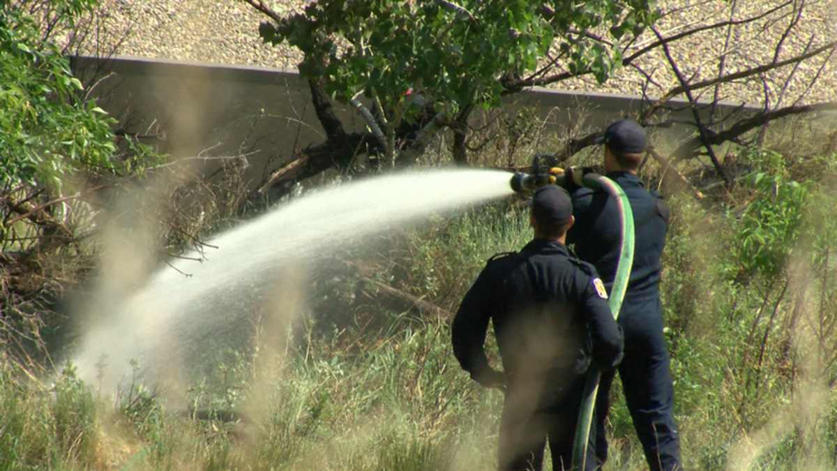 Crews quick to douse grass fire along South Railway Street | CHAT News ...