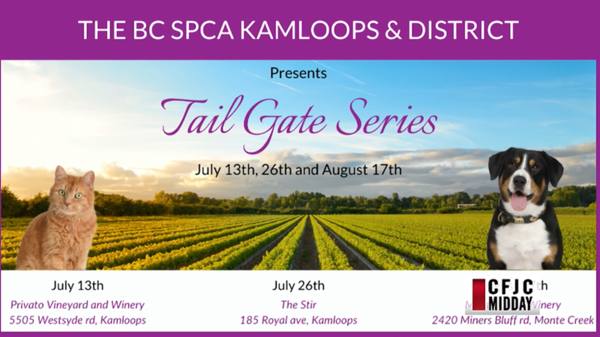 CFJC Midday Kamloops SPCA Tail Gate Series! Enjoy good food and