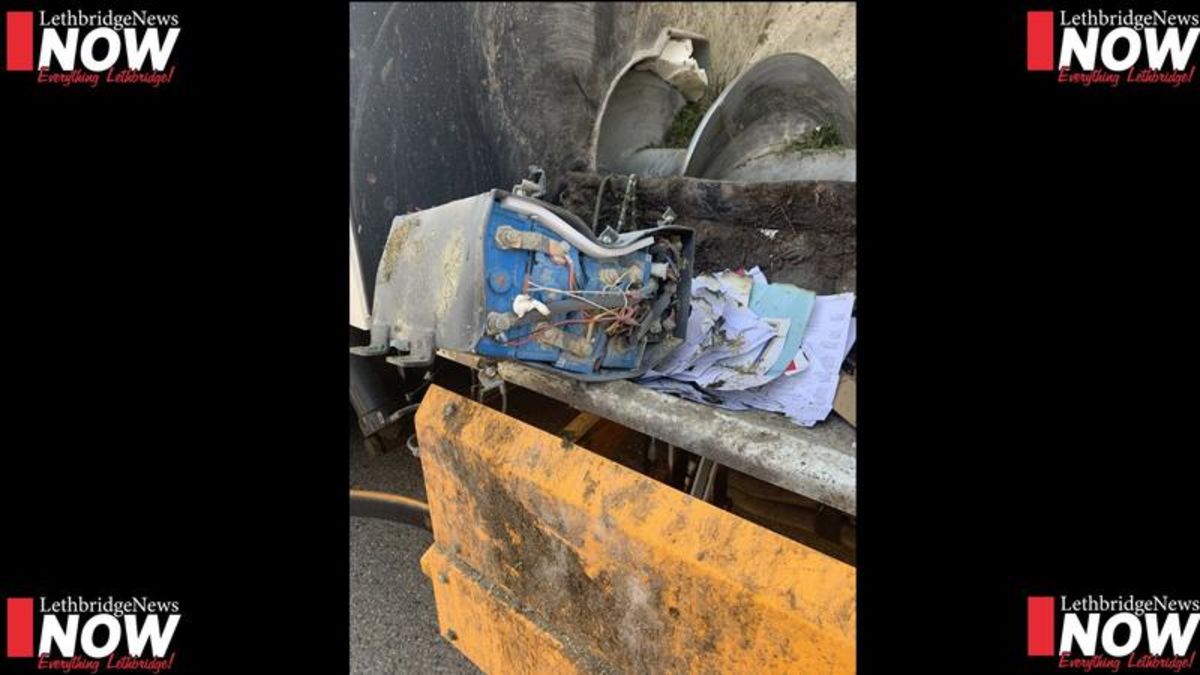 Fire ignites in Lethbridge waste collection truck due to improper