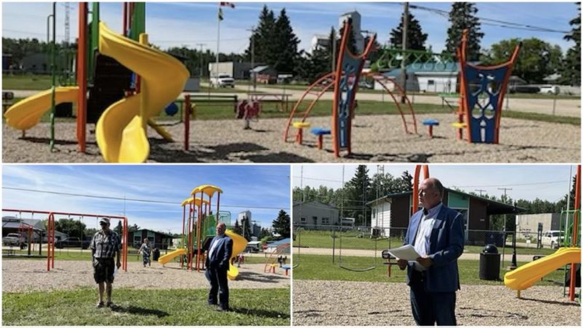 Medstead celebrates grand opening of Centennial Park playground