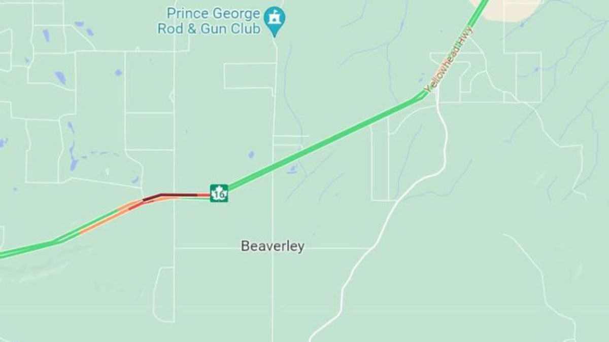 Highway 16 closed west of Prince CKPGToday.ca