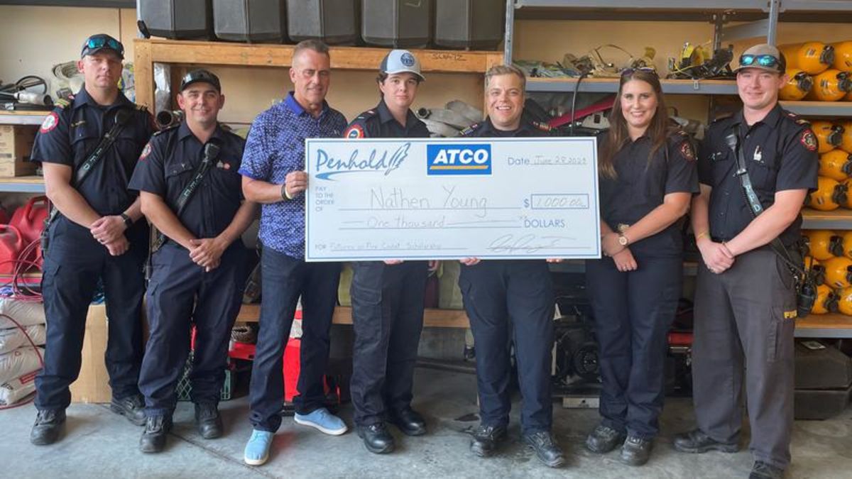 Local fire cadet awarded $1,000 scholarship through Penhold’s Futures ...