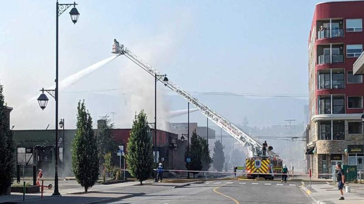 Aftermath of major Vernon fire: crews on scene, suspicious cause