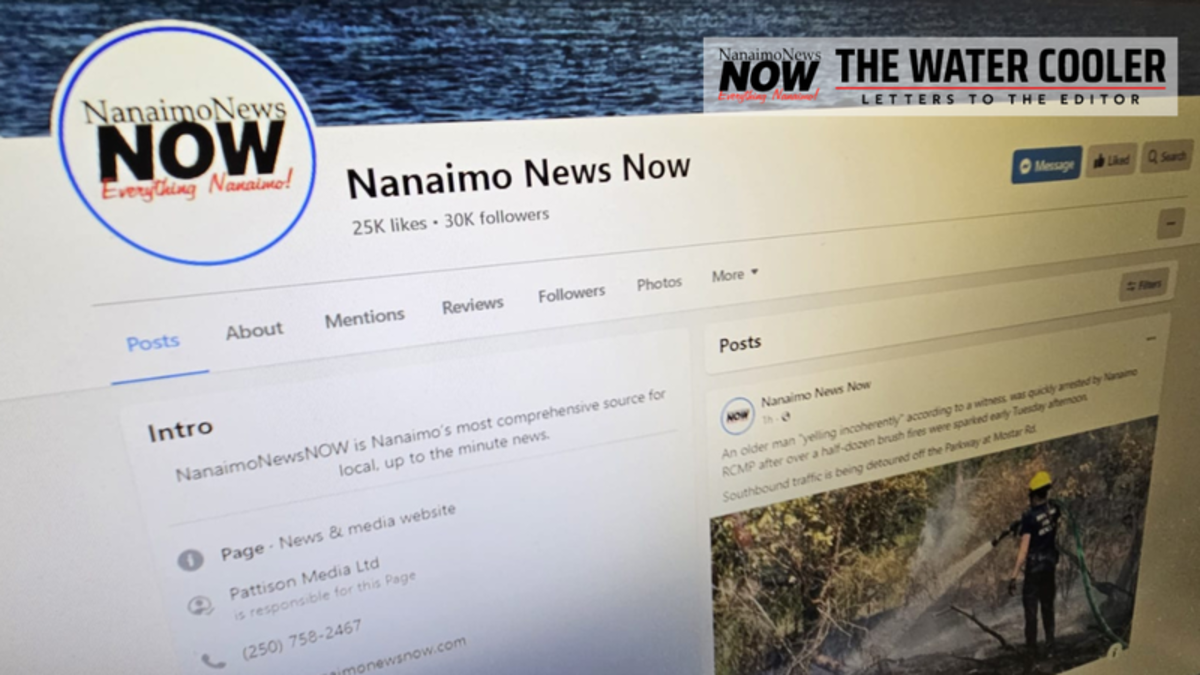 Water Cooler Bill C18 and the future of our local news in Nanaimo