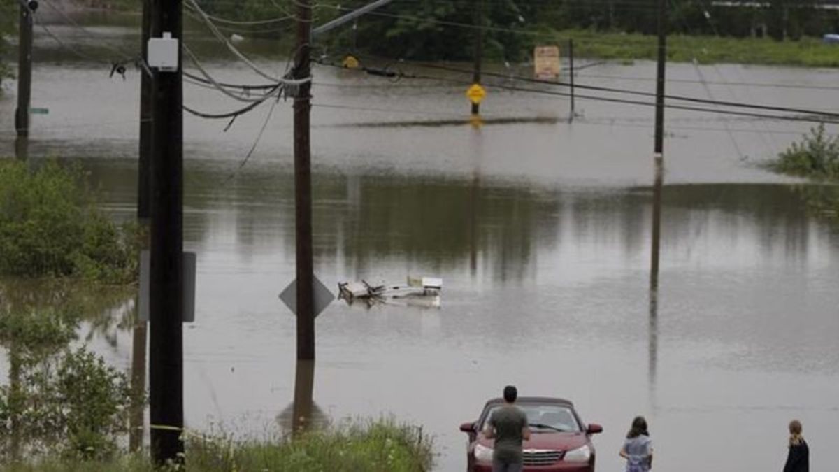 Recordbreaking downpours from thunderstorms cause flooding across Nova