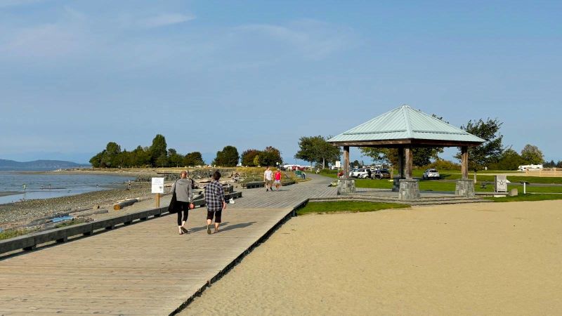Crews start replacement of Parksville waterfront walkway