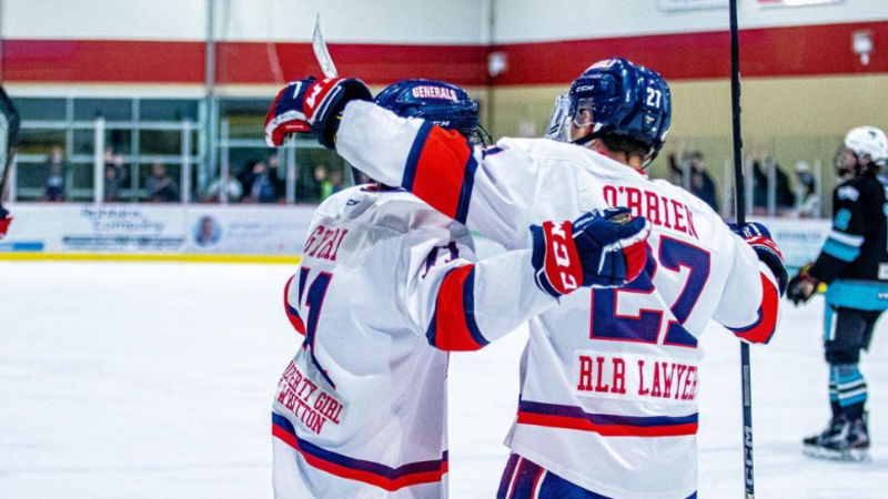 Two games tonight in the first round of the VIJHL playoffs